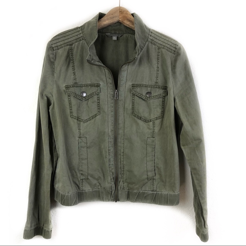 Rubbish Distressed Green Jacket XLarge Juniors